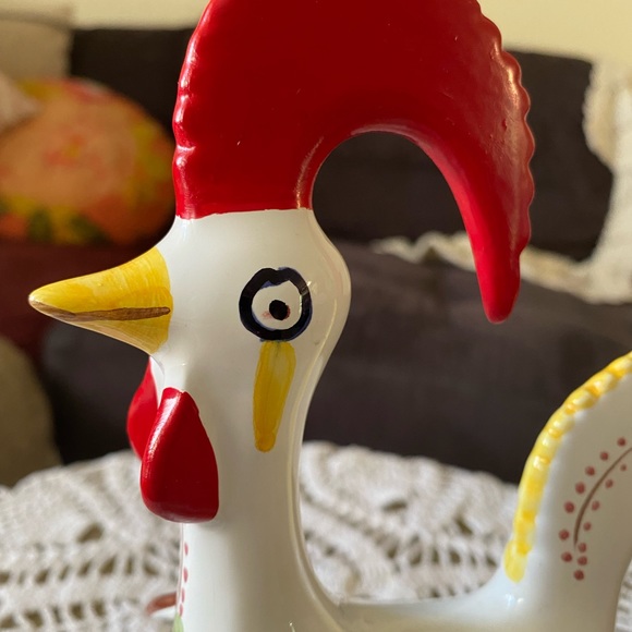 Portugal Imports hand painted Ceramic Chicken Rooster figurine statue - Picture 6 of 10